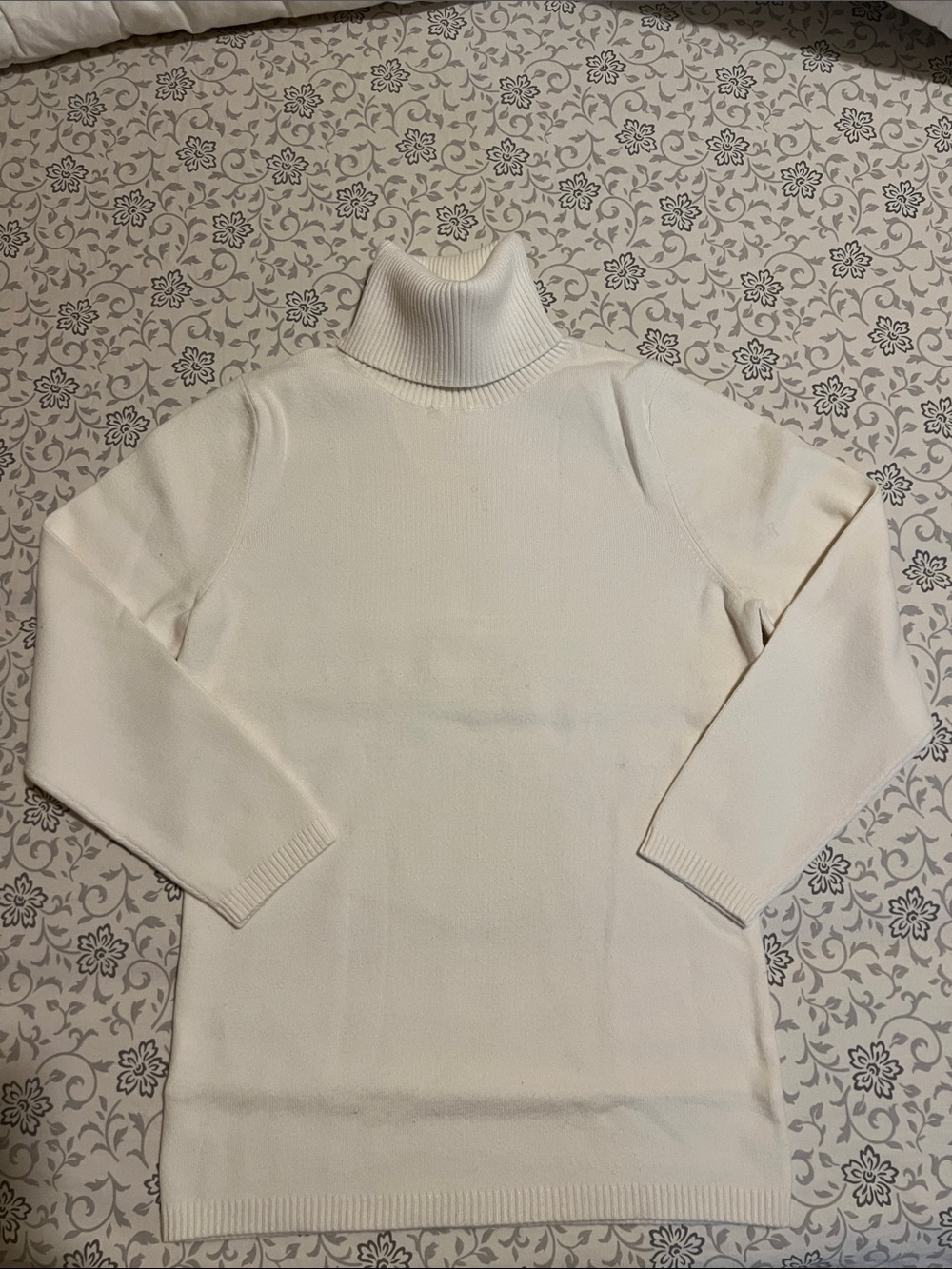 LOFT Cream Turtleneck Sweater